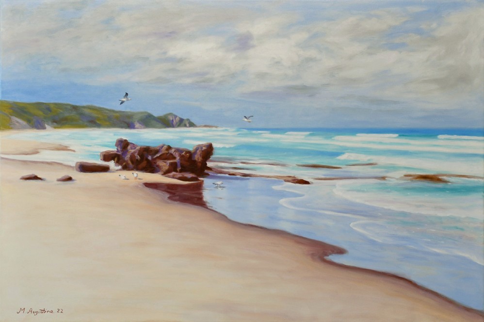 Surf beach 61x91cm $800